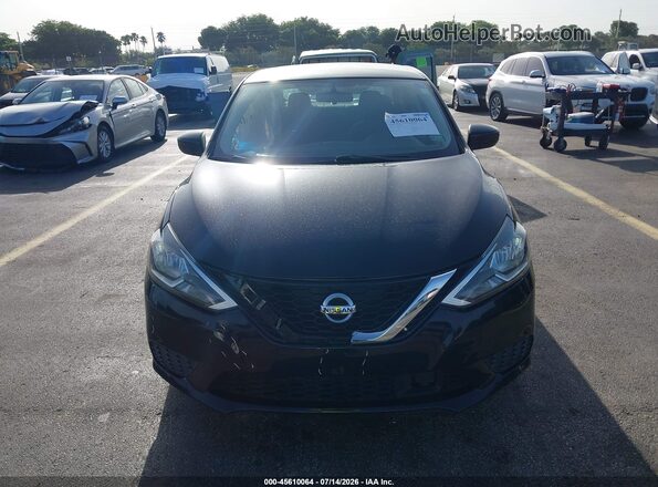 3N1AB7APXKY457848 2019 NISSAN SENTRA Black ხელსაწყოთა პანელის ხედი