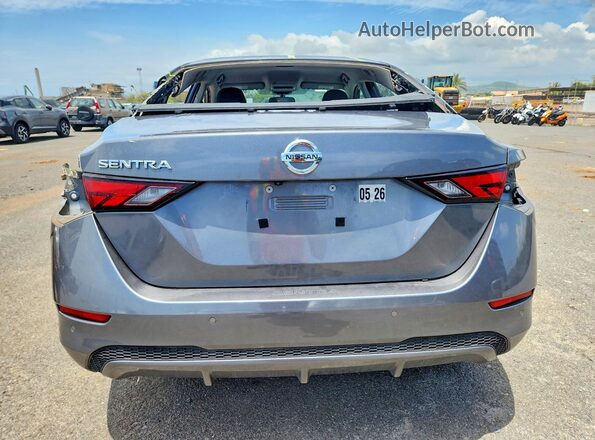 3N1AB8BV0LY309003 2020 NISSAN SENTRA Серый Вид сзади