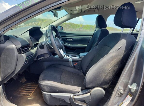 3N1AB8BV0LY309003 2020 NISSAN SENTRA Серый Вид салона спереди