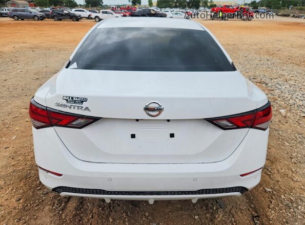 3N1AB8BV0MY275968 2021 NISSAN SENTRA White Հետևի տեսք