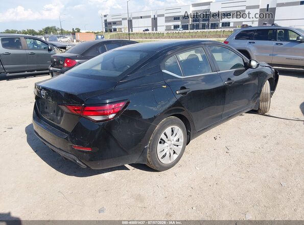 3N1AB8BV0RY386186 2024 NISSAN SENTRA Черный Задняя правая четверть