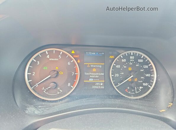 3N1AB8BV0SY314975 2025 NISSAN SENTRA Black Вид щитка приладів