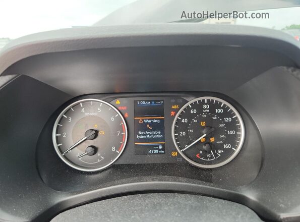 3N1AB8BV0SY367787 2025 NISSAN SENTRA Black Instrument cluster view