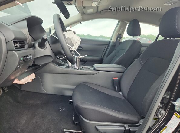 3N1AB8BV0SY367787 2025 NISSAN SENTRA Black Front interior view