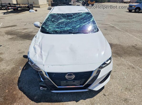 3N1AB8BV1LY258255 2020 NISSAN SENTRA White Դիմացի տեսք