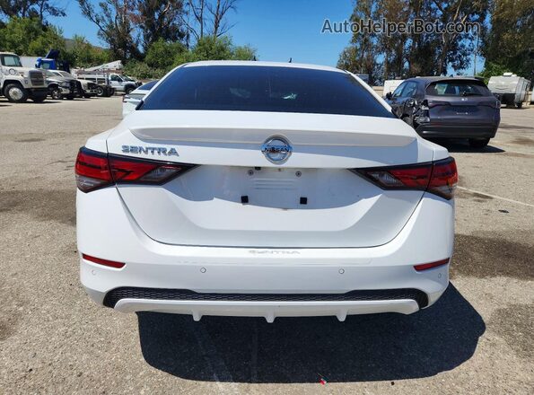 3N1AB8BV1LY258255 2020 NISSAN SENTRA White Հետևի տեսք