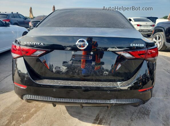 3N1AB8BV1MY212054 2021 NISSAN SENTRA Black Հետևի տեսք