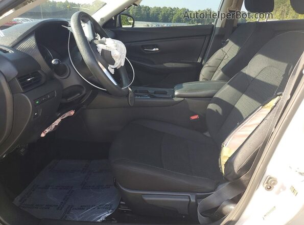 3N1AB8BV1MY285313 2021 NISSAN SENTRA Silver წინა სალონის ხედი