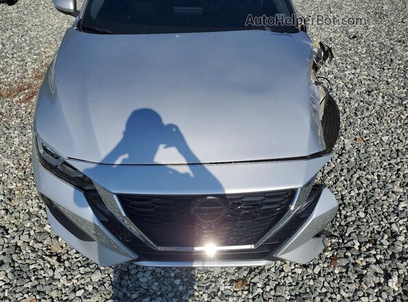 3N1AB8BV1MY285313 2021 NISSAN SENTRA Silver უკანა სალონის ხედი