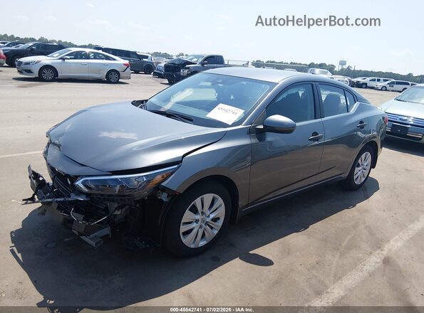 3N1AB8BV1RY318530 2024 NISSAN SENTRA Серый Передняя левая четверть