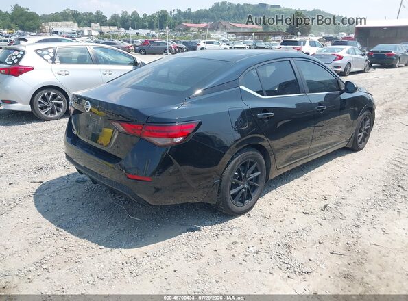 3N1AB8BV2NY206765 2022 NISSAN SENTRA Черный Задняя правая четверть