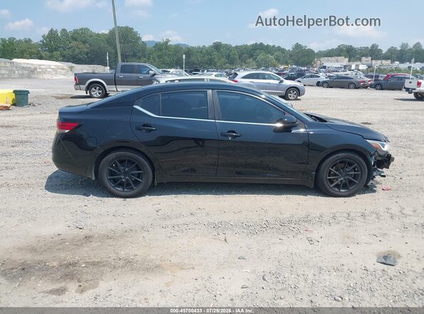 3N1AB8BV2NY206765 2022 NISSAN SENTRA Черный Вид задней части салона