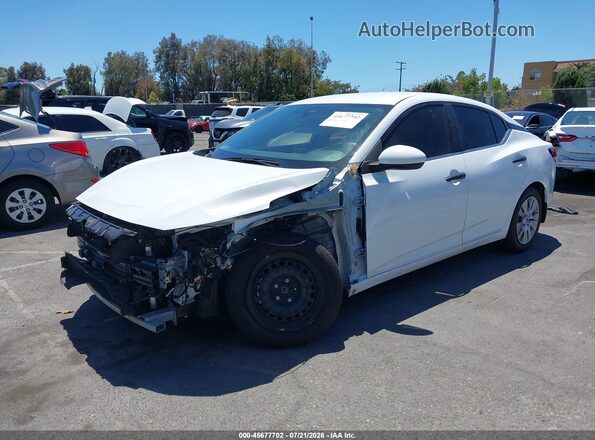 3N1AB8BV2RY385735 2024 NISSAN SENTRA White წინა მარცხენა ხედი სამი მეოთხედიდან