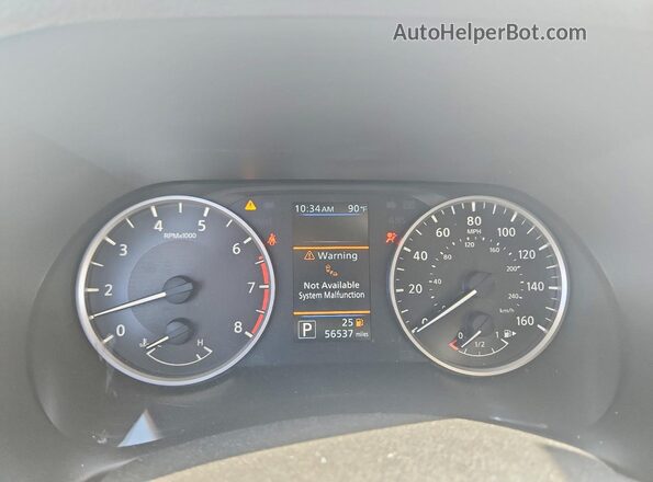 3N1AB8BV2SY345208 2025 NISSAN SENTRA Black ხელსაწყოთა პანელის ხედი