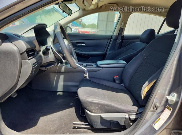 3N1AB8BV3MY229762 2021 NISSAN SENTRA Gray Вид салону спереду