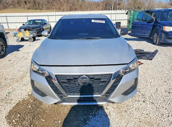 3N1AB8BV3MY240020 2021 NISSAN SENTRA Silver Դիմացի տեսք