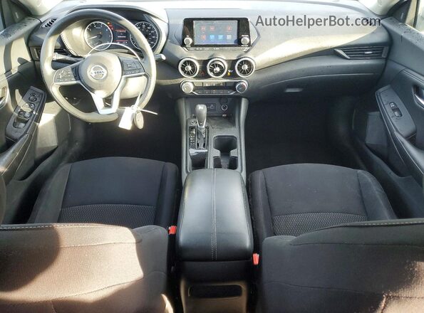 3N1AB8BV3MY257416 2021 NISSAN SENTRA Silver Dashboard view