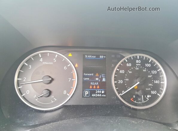 3N1AB8BV3PY243729 2023 NISSAN SENTRA Silver Вид щитка приладів