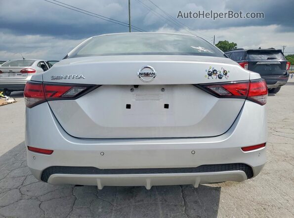 3N1AB8BV3PY243729 2023 NISSAN SENTRA Silver Вид ззаду