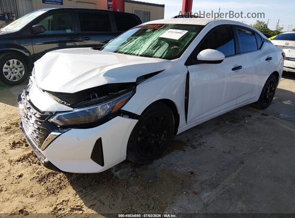 3N1AB8BV3RY309988 2024 NISSAN SENTRA Белый Передняя левая четверть