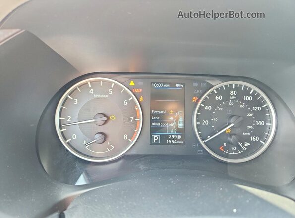 3N1AB8BV3SY402872 2025 NISSAN SENTRA White ხელსაწყოთა პანელის ხედი