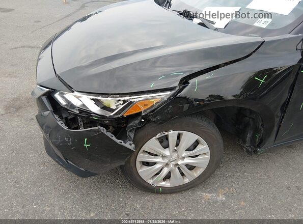 3N1AB8BV4NY309301 2022 NISSAN SENTRA Black Front view