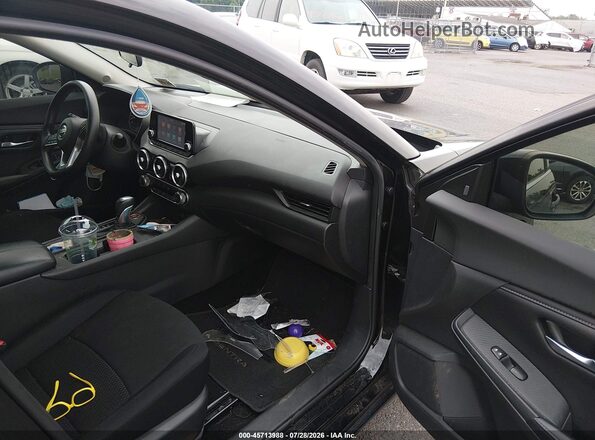 3N1AB8BV4NY309301 2022 NISSAN SENTRA Black Front interior view