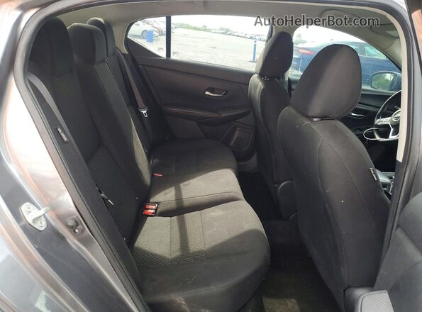 3N1AB8BV4PY307082 2023 NISSAN SENTRA Charcoal უკანა სავარძლების ხედი