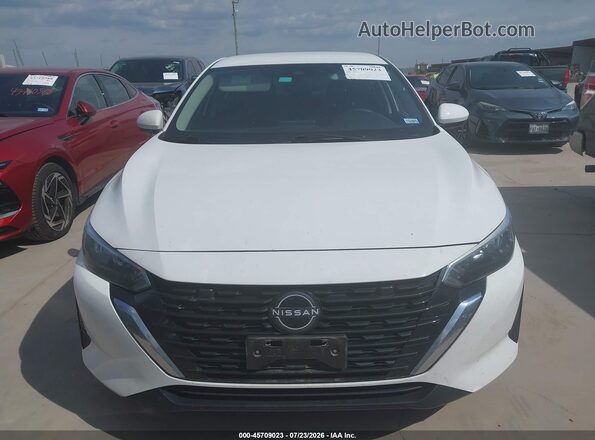 3N1AB8BV4SY211865 2025 NISSAN SENTRA White ხელსაწყოთა პანელის ხედი