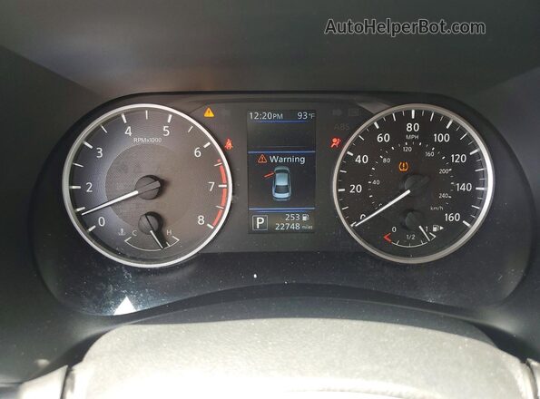 3N1AB8BV4SY331293 2025 NISSAN SENTRA Black Vista del cuadro de instrumentos