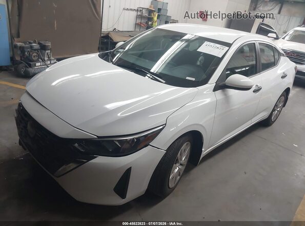 3N1AB8BV4SY358753 2025 NISSAN SENTRA White Vista tres cuartos delantera izquierda