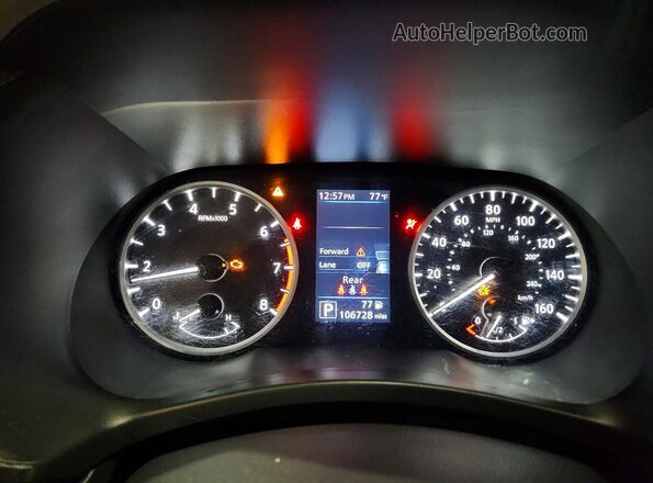 3N1AB8BV5LY307005 2020 NISSAN SENTRA Черный Вид щитка приборов