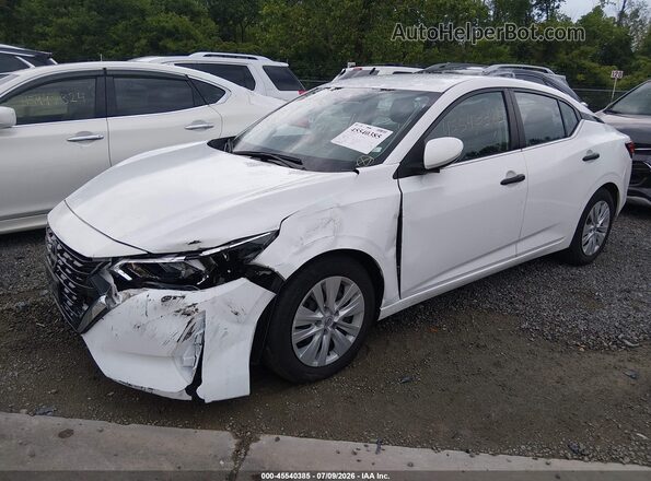 3N1AB8BV5RY300290 2024 NISSAN SENTRA Белый Передняя левая четверть