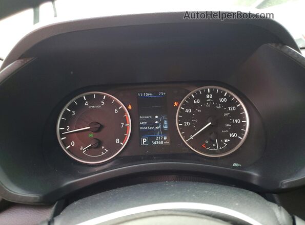 3N1AB8BV5SY234460 2025 NISSAN SENTRA White Вид щитка приладів