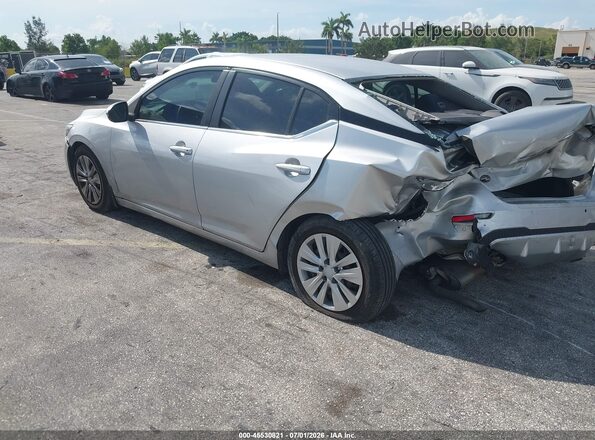 3N1AB8BV6MY239539 2021 NISSAN SENTRA Silver Tył lewy