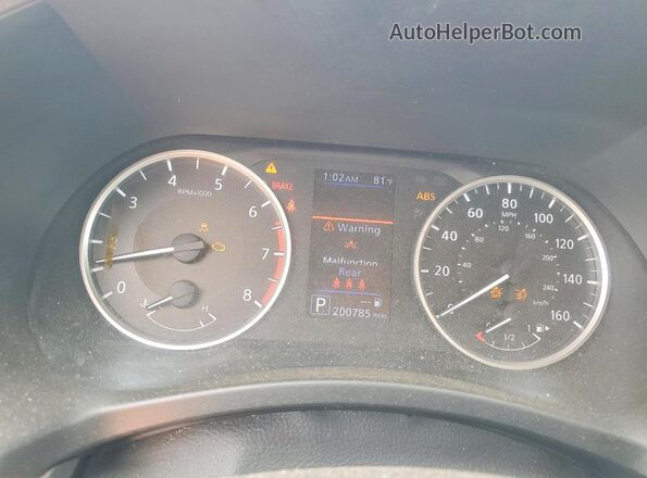 3N1AB8BV6MY266806 2021 NISSAN SENTRA Серый Вид щитка приборов