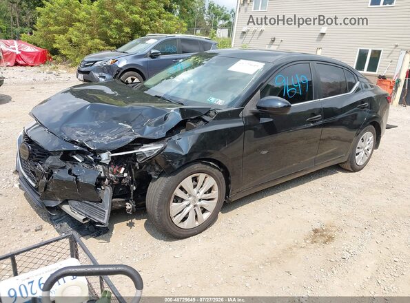 3N1AB8BV7MY209644 2021 NISSAN SENTRA Black Przód lewy