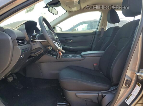 3N1AB8BV7MY291021 2021 NISSAN SENTRA Charcoal Widok wnętrza z przodu