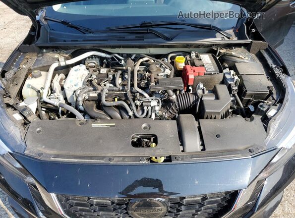 3N1AB8BV7PY313166 2023 NISSAN SENTRA Black Widok wnętrza z tyłu