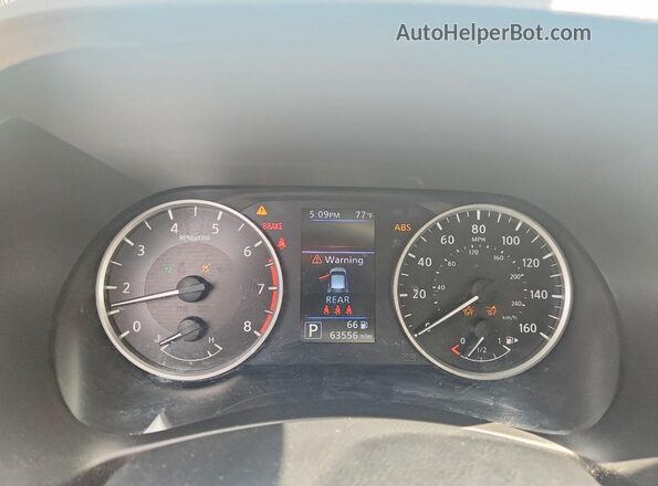 3N1AB8BV7RY250802 2024 NISSAN SENTRA White ხელსაწყოთა პანელის ხედი