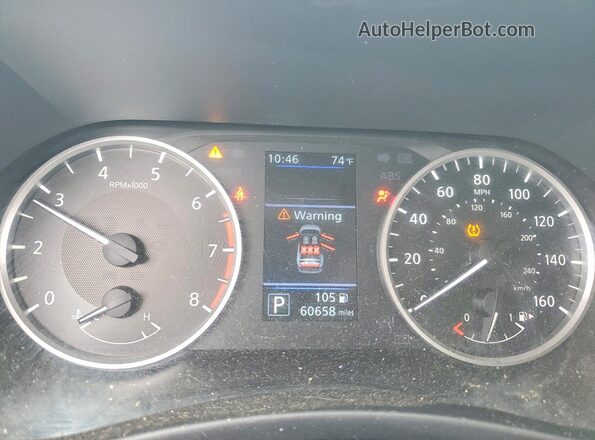 3N1AB8BV7SY230622 2025 NISSAN SENTRA Gray Вид щитка приладів