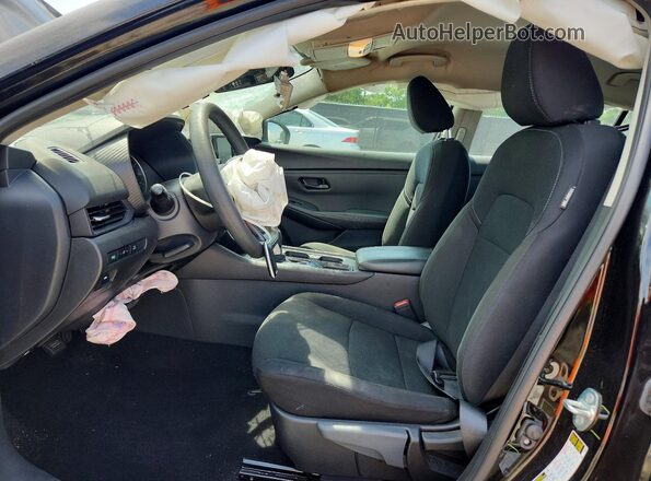 3N1AB8BV7SY369326 2025 NISSAN SENTRA Black Вид салону спереду