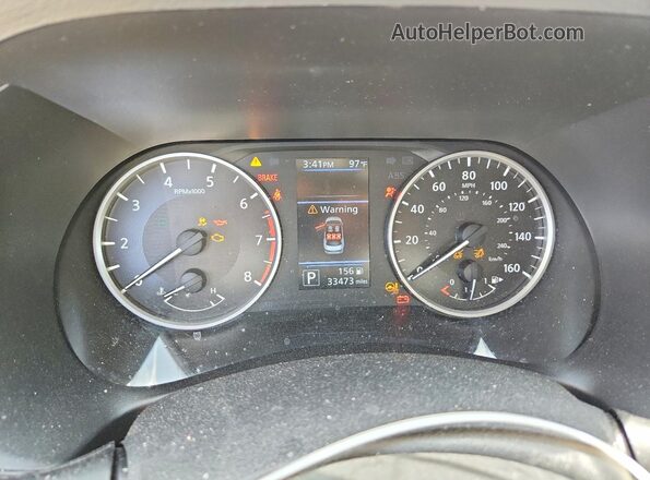 3N1AB8BV7SY369326 2025 NISSAN SENTRA Black Вид щитка приладів