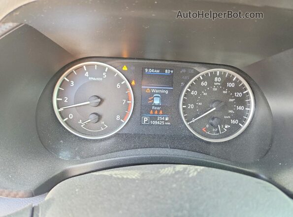 3N1AB8BV8MY264264 2021 NISSAN SENTRA Silver Instrument cluster view