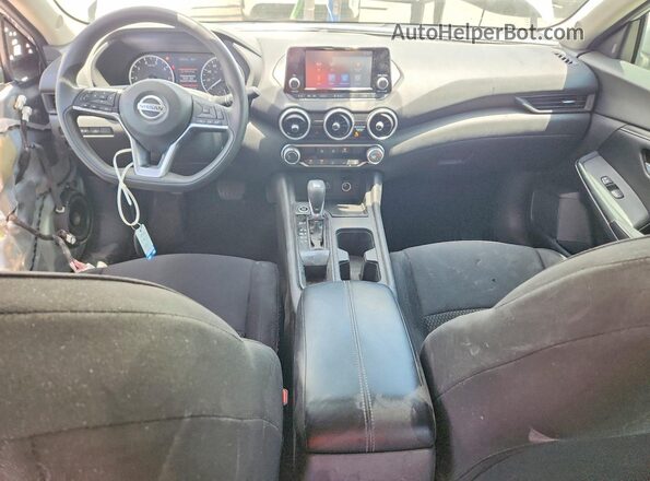 3N1AB8BV8MY264264 2021 NISSAN SENTRA Silver Dashboard view