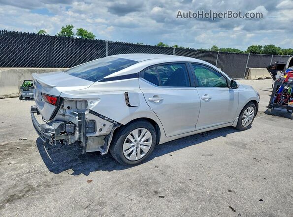 3N1AB8BV8MY264264 2021 NISSAN SENTRA Silver Rear right