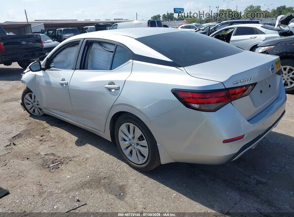 3N1AB8BV8MY274549 2021 NISSAN SENTRA Silver Trasero izquierdo