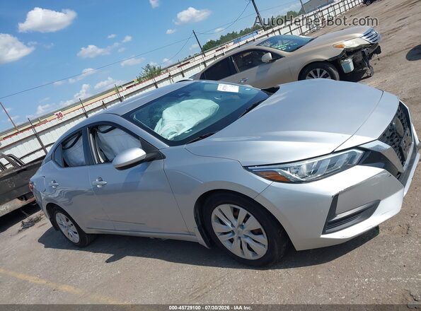 3N1AB8BV8MY274549 2021 NISSAN SENTRA Silver Vista interior trasera