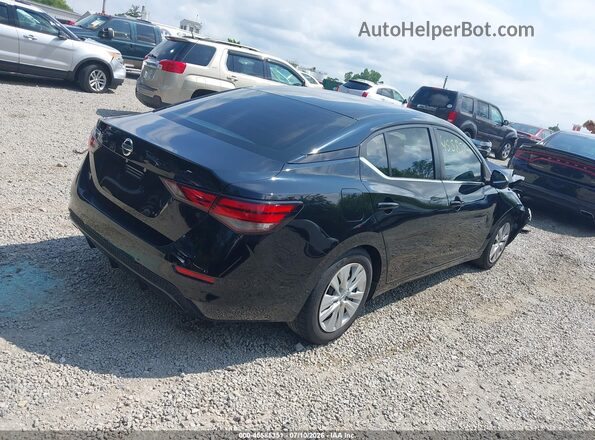 3N1AB8BV8MY309154 2021 NISSAN SENTRA Черный Задняя правая четверть