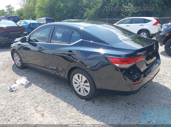 3N1AB8BV8MY309154 2021 NISSAN SENTRA Черный Задняя левая четверть